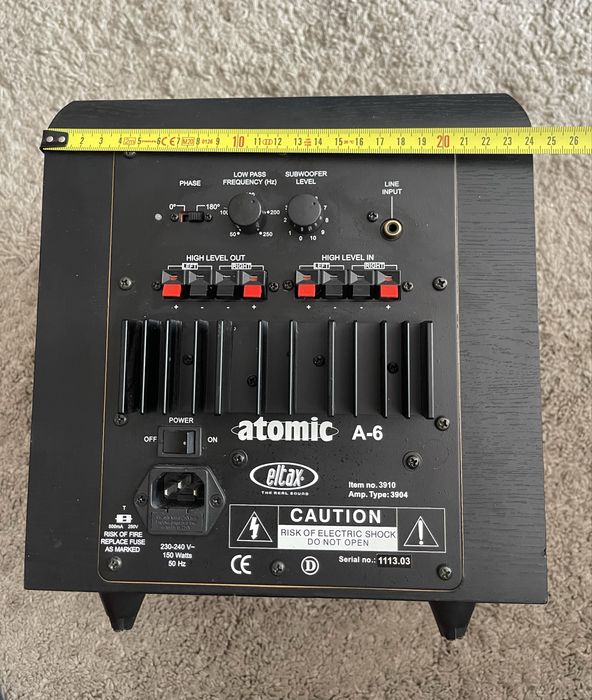 Subwoofer Eltax Atomic - A6