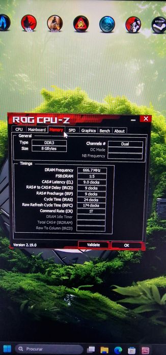 Desktop Asus i3 / 8GB/120GB +500GB  Windows 11pro e office vitalício
