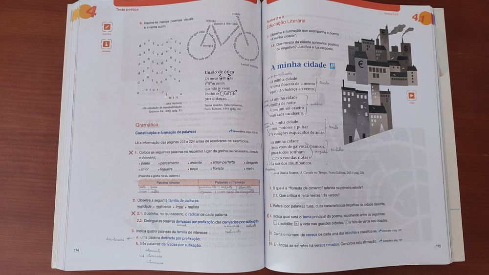 Manuais Livro aberto 5 e HGP em acção 6