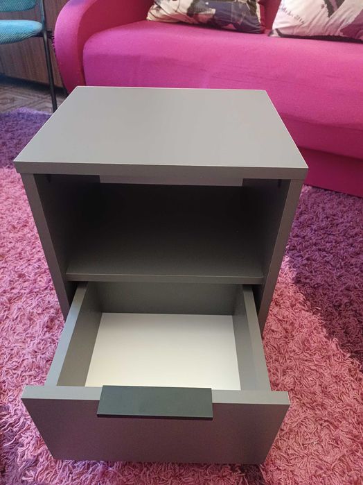 Тумба приліжкова.Нова.Колір графіт