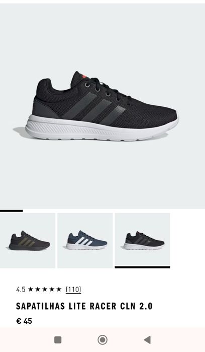 Adidas lite racer cln 2.0