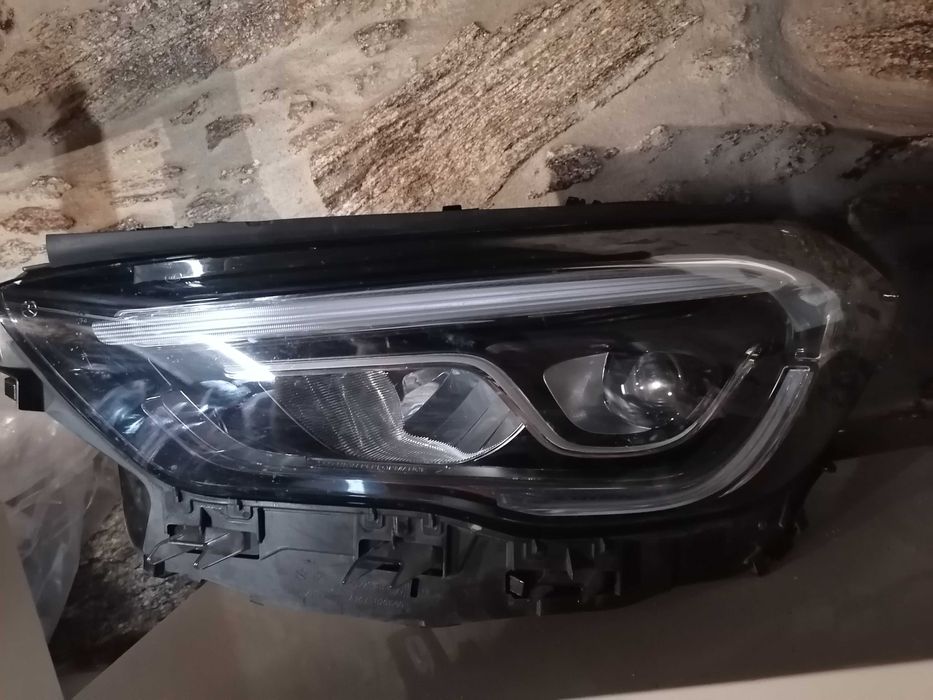 Farol Mercedes GLA H247 ótica óptica Led original