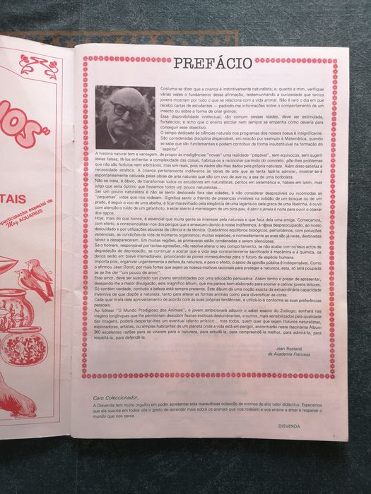 O Mundo Prodigioso dos Animais (caderneta de cromos - Disvenda 1984)