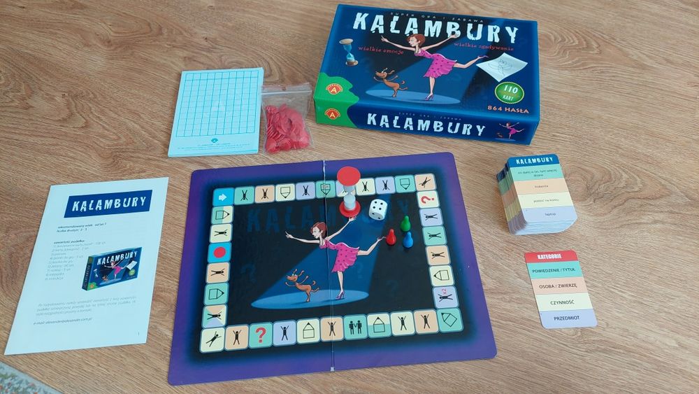 Kalambury. Gra planszowa