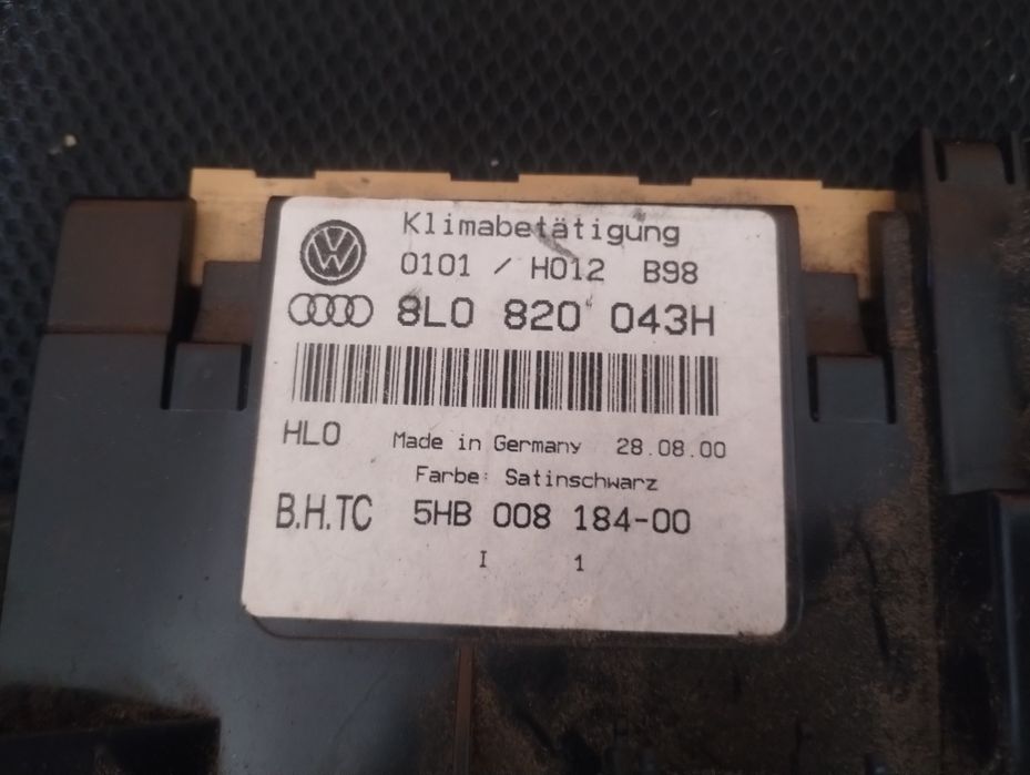 Audi a3 8l lift panel klimatyzacji