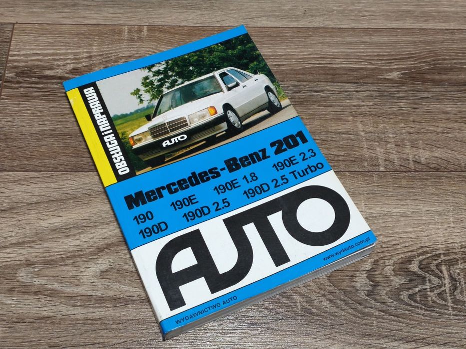 Rarytas Książka Mercedes 201 obsługa i naprawa 190  Auto Merceses-Benz