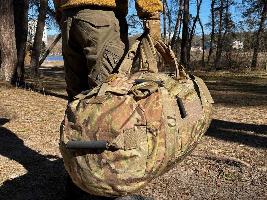 Баул мультикам тактична сумка рюкзак 100л міцний до 200 кг Cordura 1000D