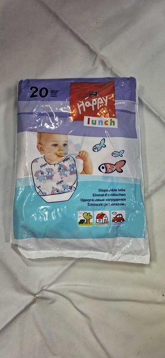 Śliniaczki jednorazowe - NOWE.