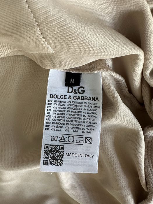 SET M Dolce&Gabbana  komplet dres beż styl klasa design