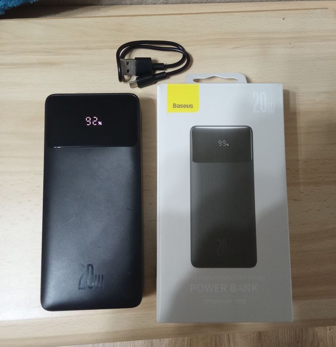 Powerbank Baseus Bipow 20000 mAh 20W – jak nowy