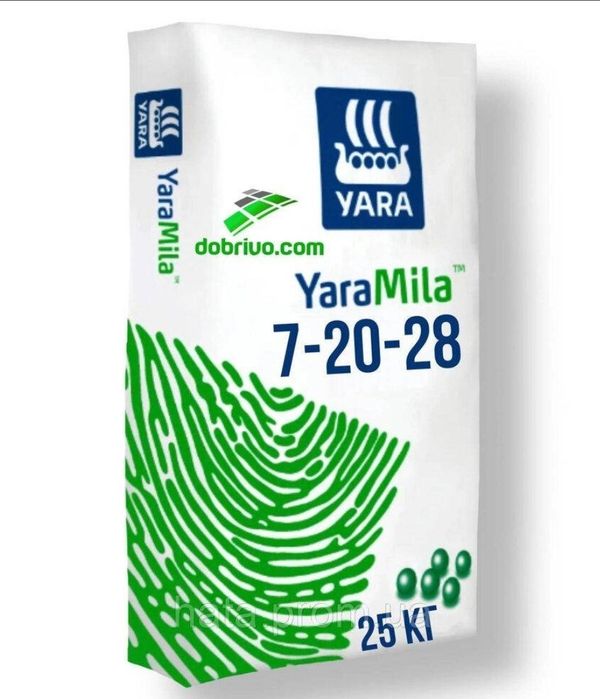 Добриво для газону осіннє YARA 7-20-28