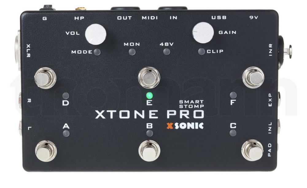 Interface para guitarra Audio Xsonic Xtone Pro - Midi