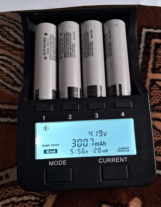 Акумулятор LG MH1, Panasonik NCR18650BD, 18650