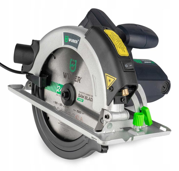 Piła Tarczowa Do Drewna Laser Ręczna Mocna 2400W
