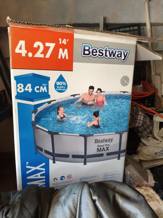 Каркасний басейн Bestway Steel Pro Max 427х84 см, 10 м3