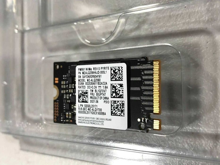Samsung SSD 256GB M.2 2242 PCIe 3.0 x4 NVMe MZ-ALQ2560