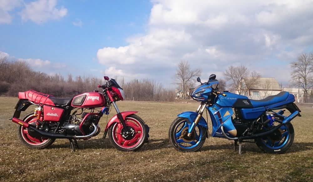 Мотоцикл Jawa 634- project "Blue Hawk"
