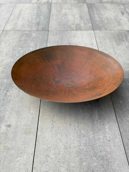 Palenisko ogrodowe 80 cm NA PREZENT Gruba Stal 3 mm Ognisko Misa Wodna