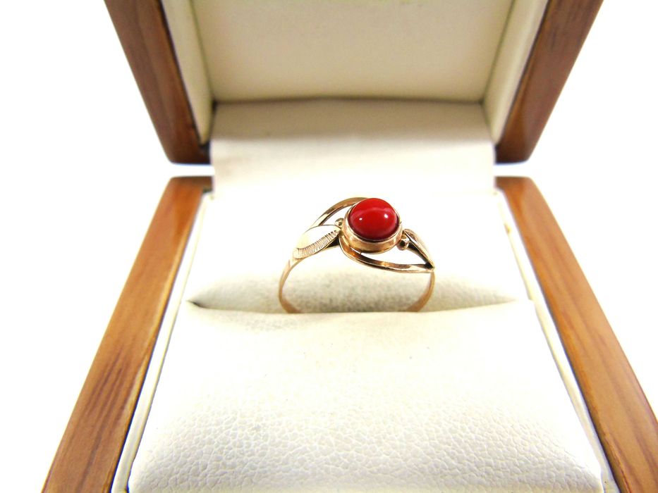 Złoty pierścionek pr.585 R.15 Lombard Żuromin Loombard