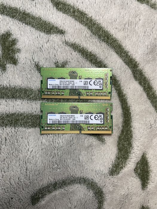 Комплект оперативної пам’яті Samsung DDR4 16GB (2x8GB) 3200MHz для ноутбука / SO-DIMM