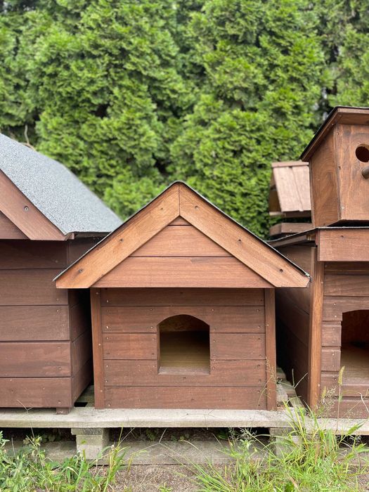 Ręcznie robione ocieplane budy dla psów