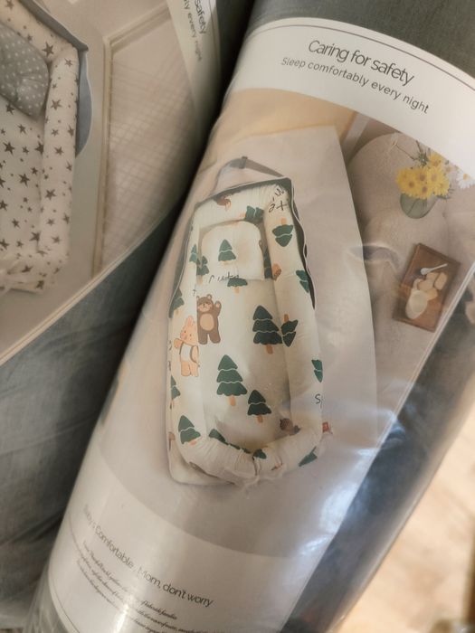 Різні кольори Ліжко кокон для немовлят портативне