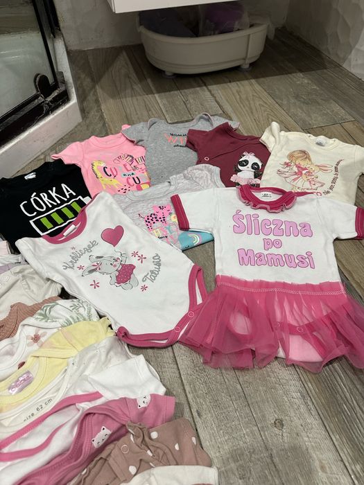 Giga paka body krótki rękaw 62 cm