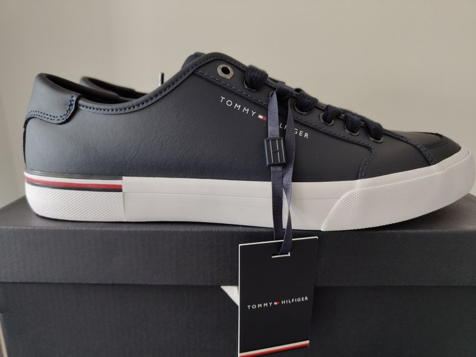 Trampki Tommy Hilfiger skóra naturalna