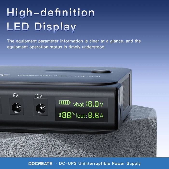 ДБЖ для роутера DOCREATE DC1036L 36W
(без акумуляторів)
