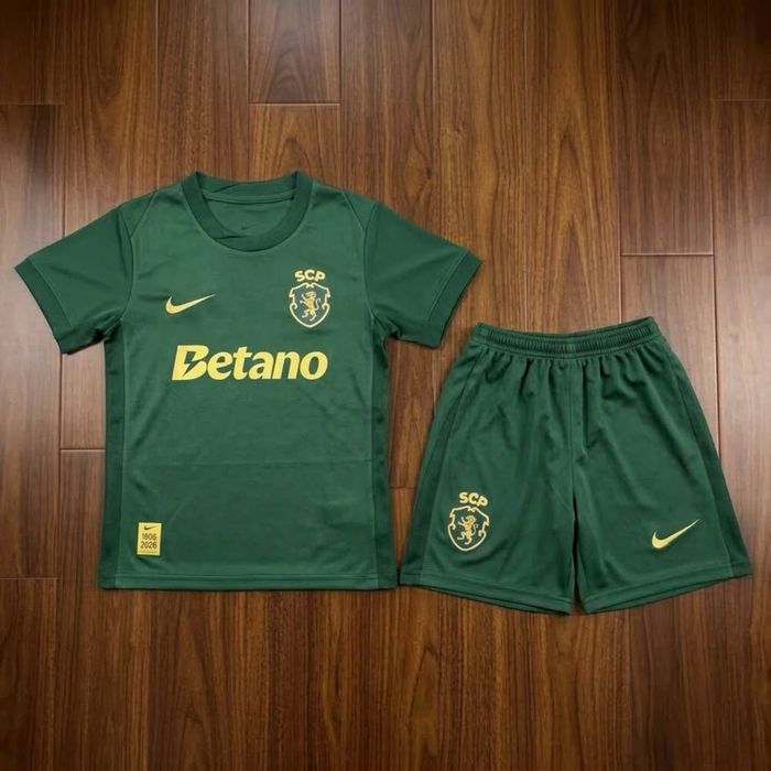 Equipamento Criança Alternativo 120 anos Sporting 26/27