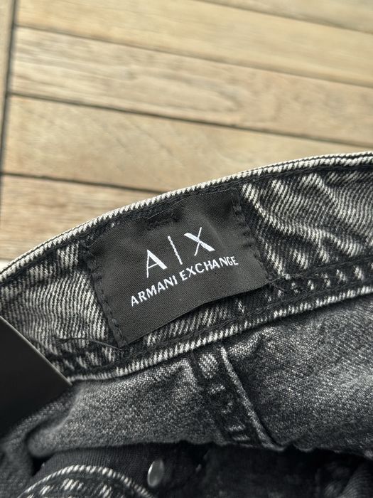 Джинсы Armani Exchange черные мужские джинси чоловічі Армани сірі