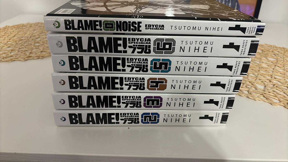 Manga Blame Tsutomu Nihei Twarda oprawa tomy 2 - 6 i Noise 0 Nowe