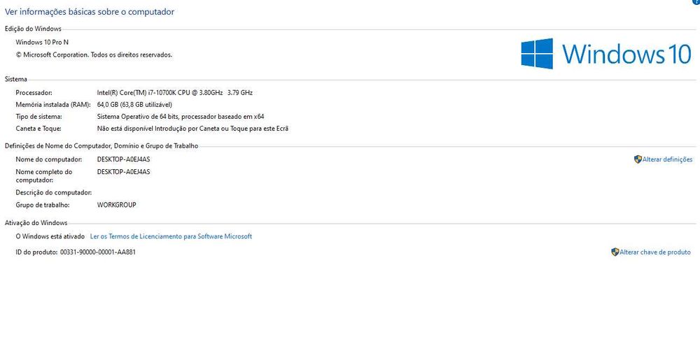 PC GAMER RTX 3090 Ti 64GB RAM