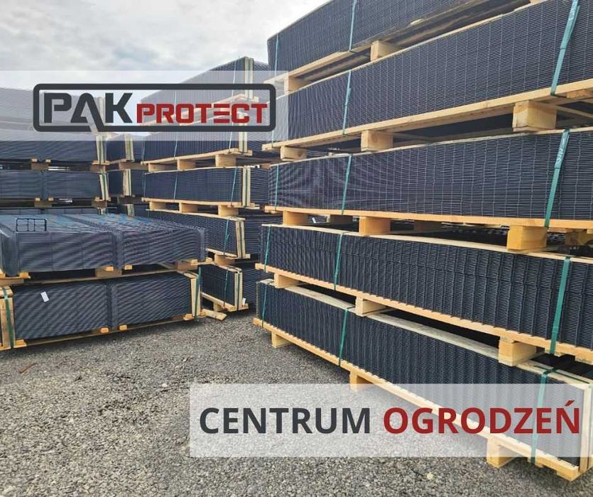 PRODUCENT Ogrodzenie panelowe 3D 2D h- 123cm Panel, Podmurówka