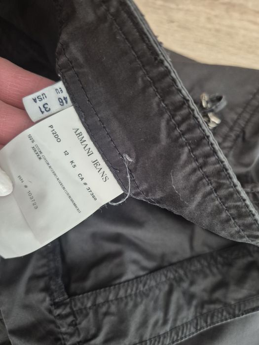 Armani Jeans spodnie cargo 46/31 XL/XXL
Polecam na XL/XXL
czarne 
Cien