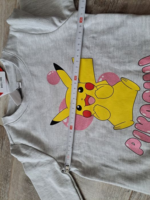 Bluza dresowa dziewczęcą - Pikachu - rozm 98/104
