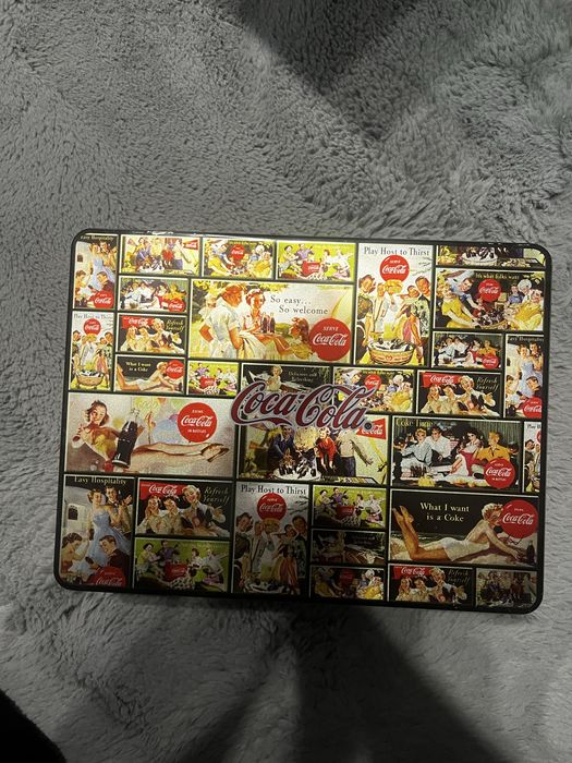 UNIKAT Zestaw Coca-Cola 2003: 4 Kubki Espresso + Gra NOWA w folii