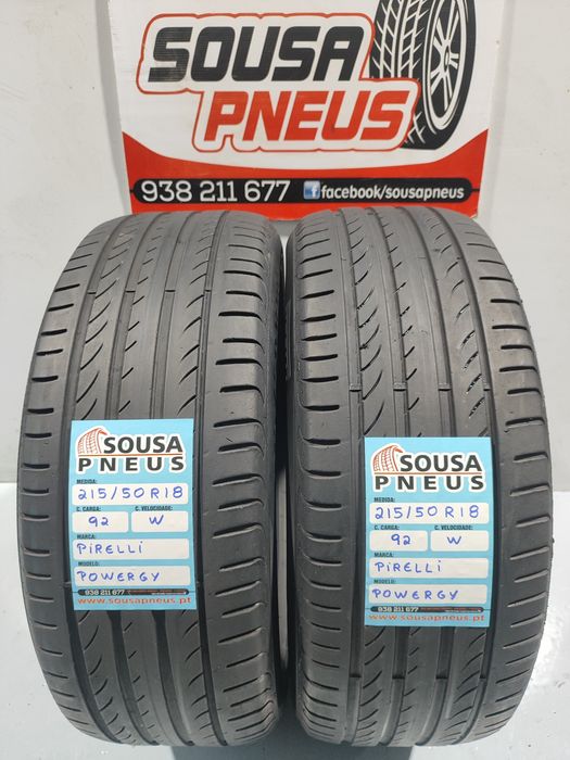 2 pneus semi novos 215-50R18 Pirelli - Oferta dos Portes