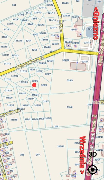 Sprzedam działkę przy trasie DK15