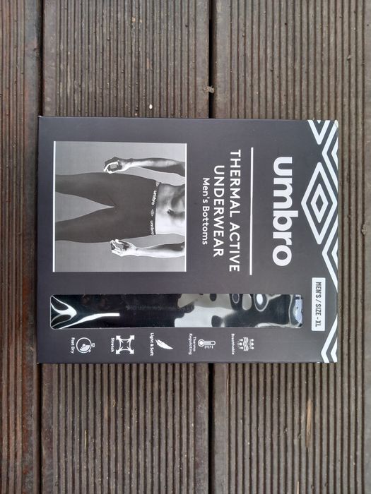 Kalesony Termiczne Termoaktywne męskie Umbro rozm .XL