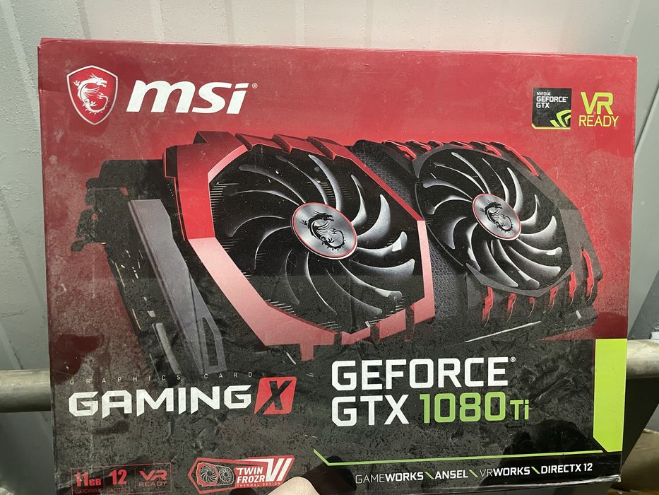 MSI GeForce GTX 1080 ti gaming 11gb