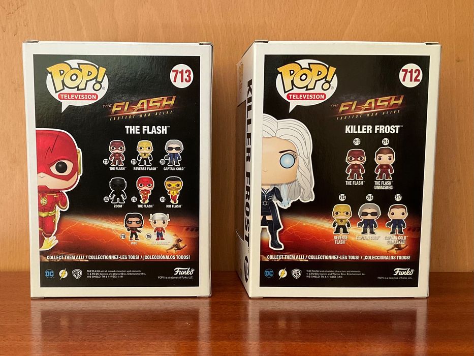 Conjunto Funko POP The Flash - The Flash (713) e Killer Frost (712)