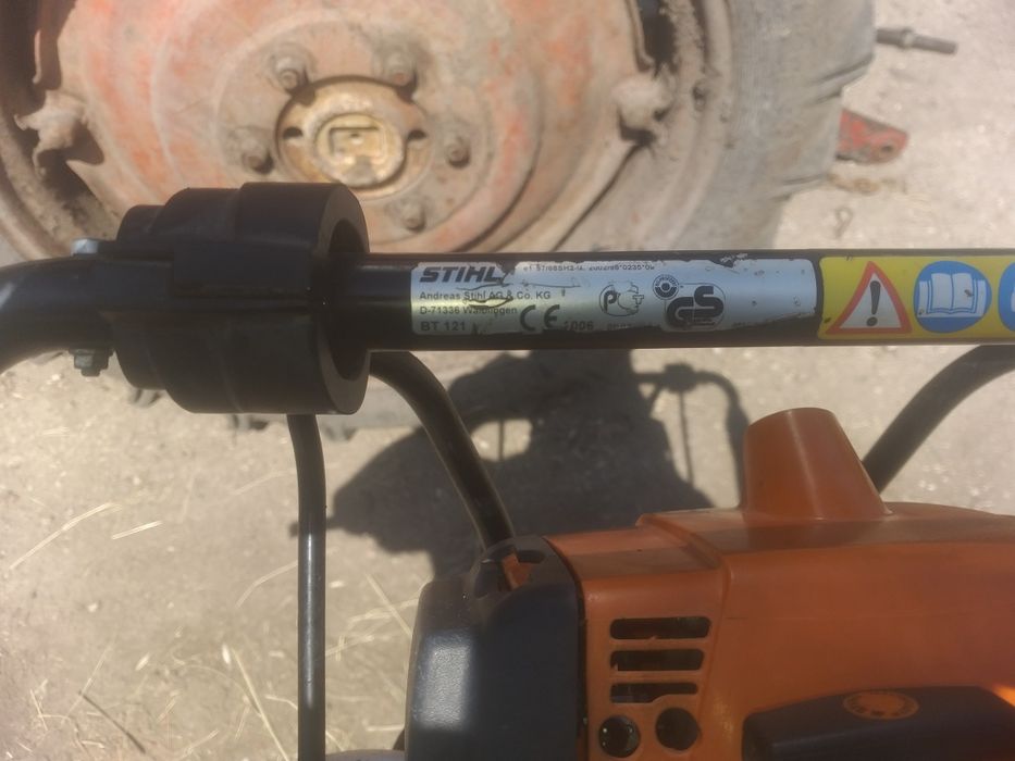 Мотобур Stihl bt 121 із оригінальним шнеком Stihl 200 мм