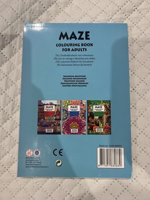 Livro para colorir - Maze