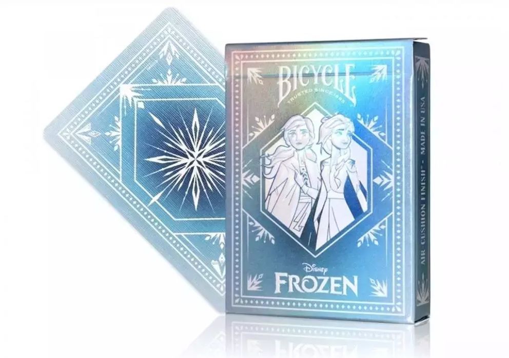 Karty Disney Frozen Blue Kraina Lodu BICYCLE. QUINT
