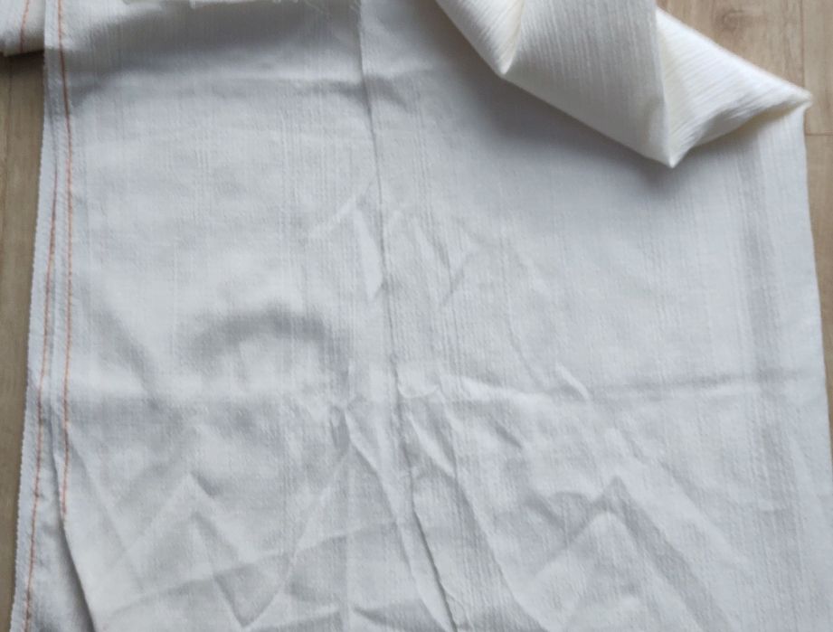 Materiał kupon krepon ecru