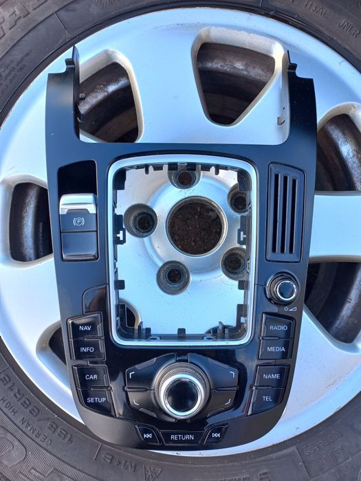 Panel mmi przełączniki radia audi a4 b8 a5 pokrętło