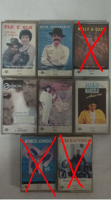 Cassetes - rádio