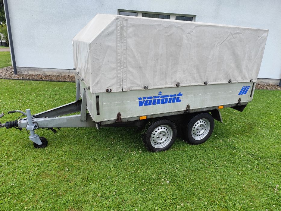 Przyczepka samochodowa dwuosiowa lekka  Variant dmc 1000 kg
