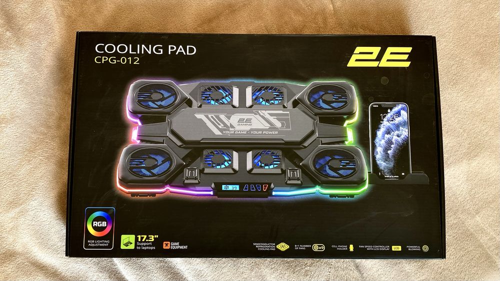 Охолоджувальна підставка для ноутбука 2E Gaming CPG-012 Black (2E-CPG-012)
